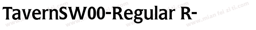 TavernSW00-Regular R字体转换